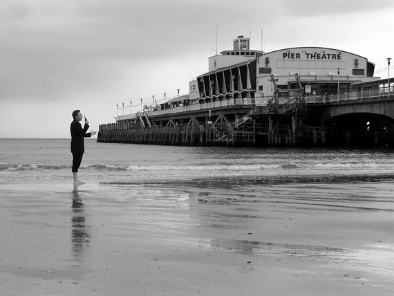 On the phone, Bournemouth