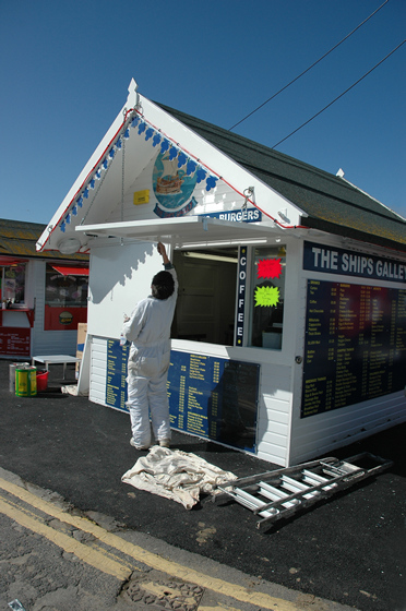 New season, West Bay, Dorset