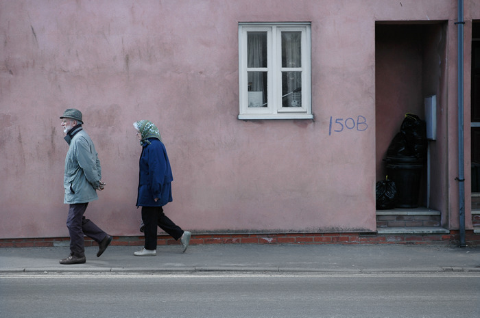Pink wall, Bridport