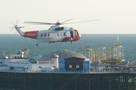 Helicopter over Brighton Pier