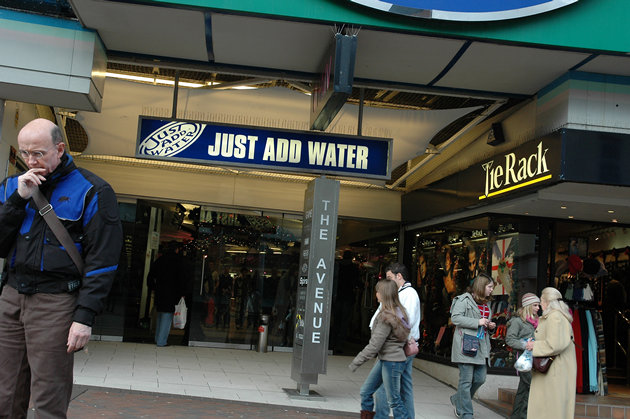 Christmas shopping, Bournemouth