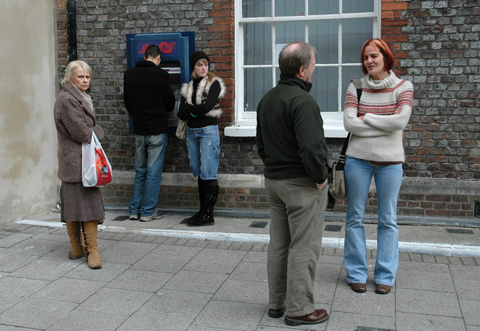 Cashpoint scene, Dorchester