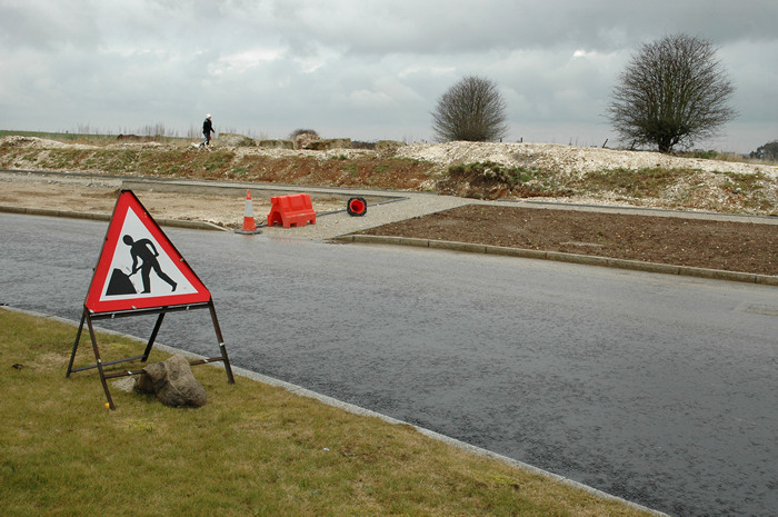 Walking the dogs, Poundbury