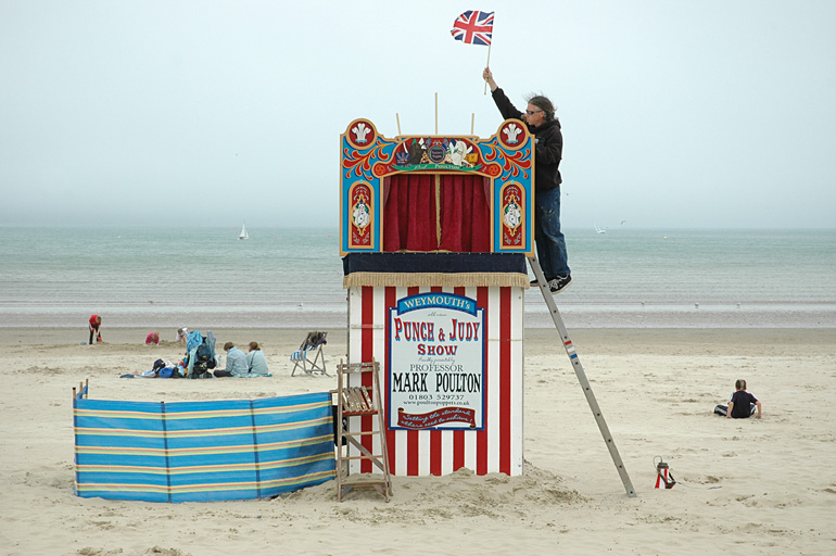 Punch and Judy, Brexit referendum, UK