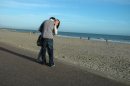Embrace at Bournemouth promenade, beach