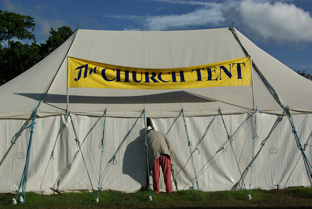Country Show. Photo 44. The Church Tent at the New Forest Show, 2008