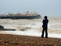Photographing the pier, Brighton