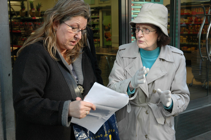 Outside M&S, Covent Garden, London