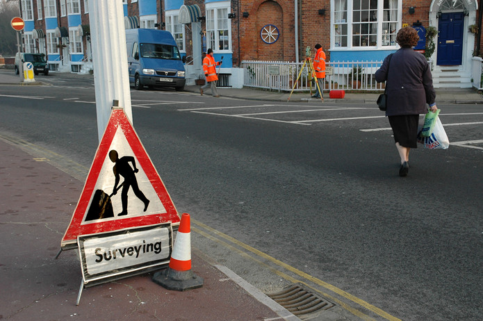 Surveyors at work, Weymouth