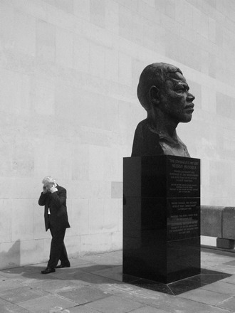 Nelson Mandela statue, London