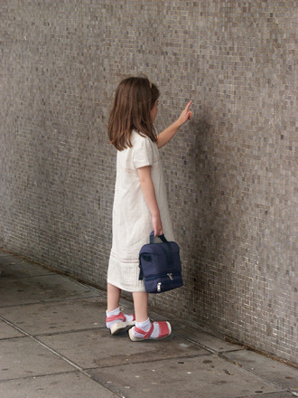 Touching a wall, London