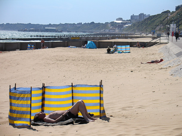 Sunbathing, Boscombe