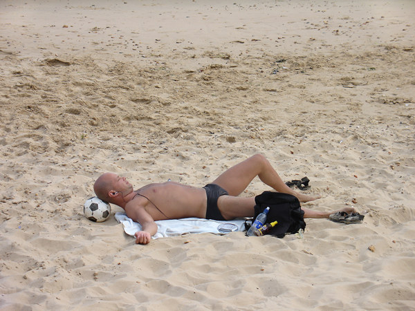 Sunbathing, Bournemouth