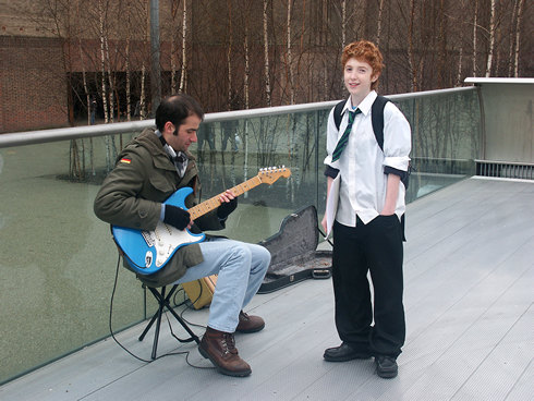Guitar man (and fan), London