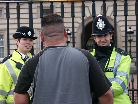 Police at the Palace