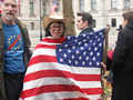 Wrapped up in a flag