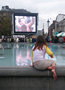 Screen in Trafalgar Square