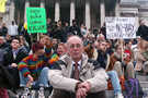 Crowd in Trafalgar Square