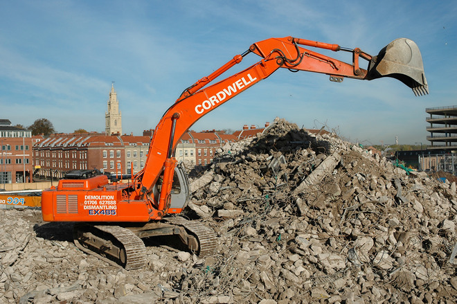 Construction site, Bristol