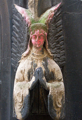 The pink and green angel, Bristol