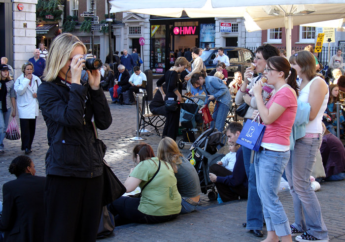 Photographer, Covent Garden, London