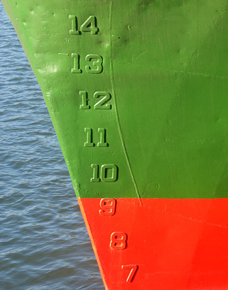 Not a plimsoll line, Bristol, UK